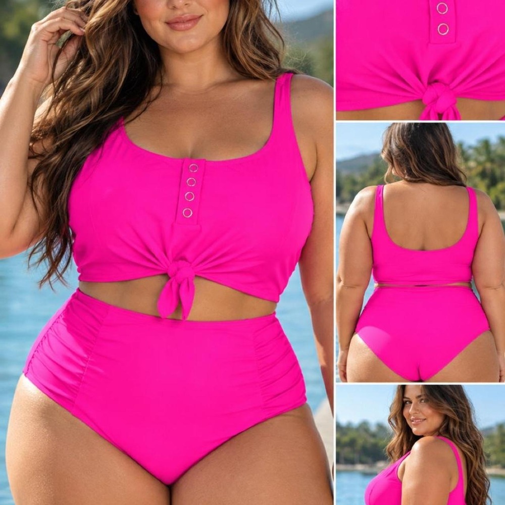 💗 ZAFUL Hot Pink Swimsuit Top 💗 NWT ✨